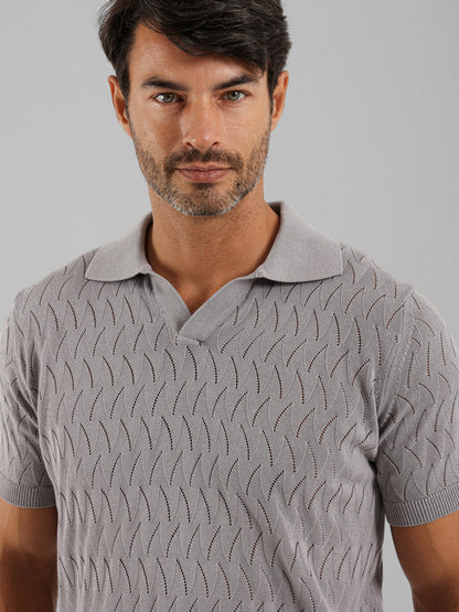 Knitted Polo Shirt