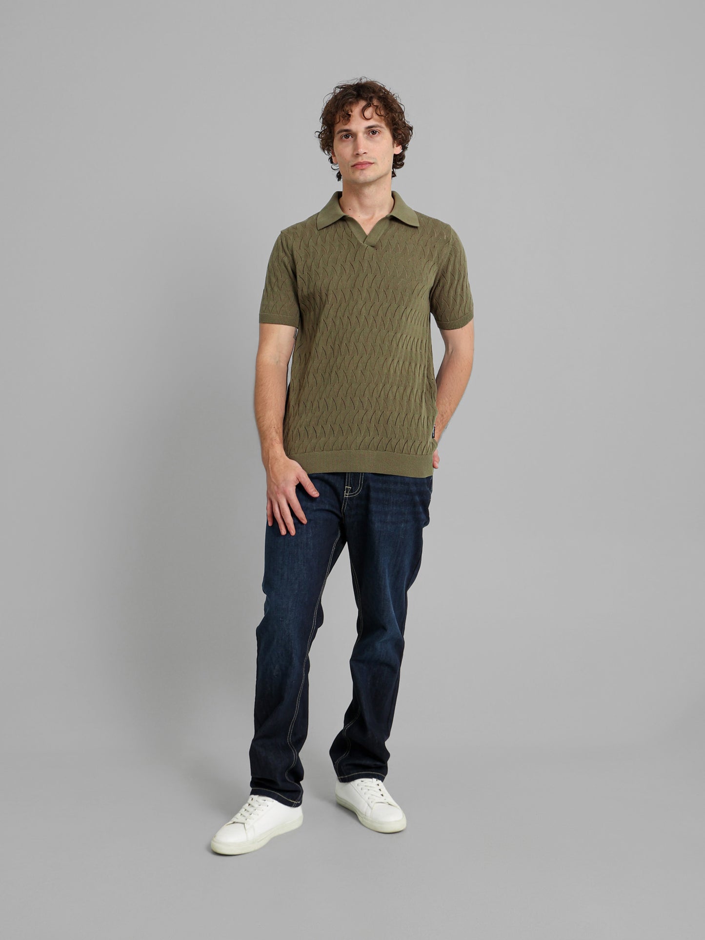 Knitted Polo Shirt