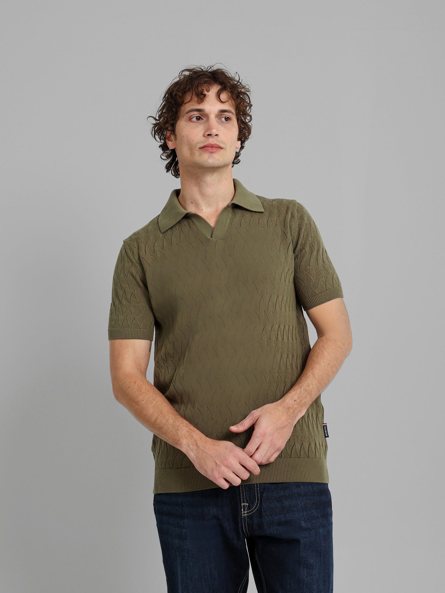 Knitted Polo Shirt
