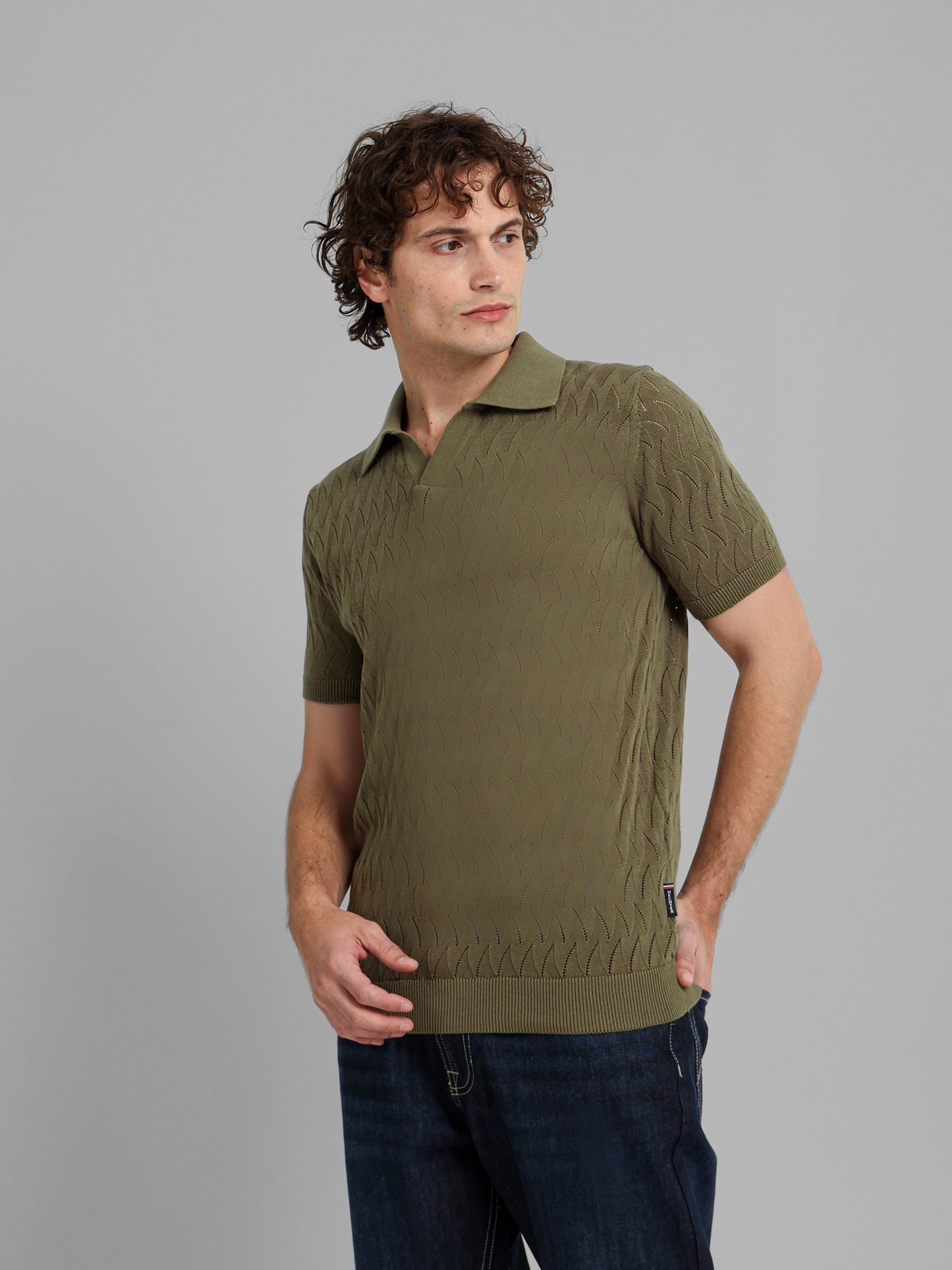 Knitted Polo Shirt