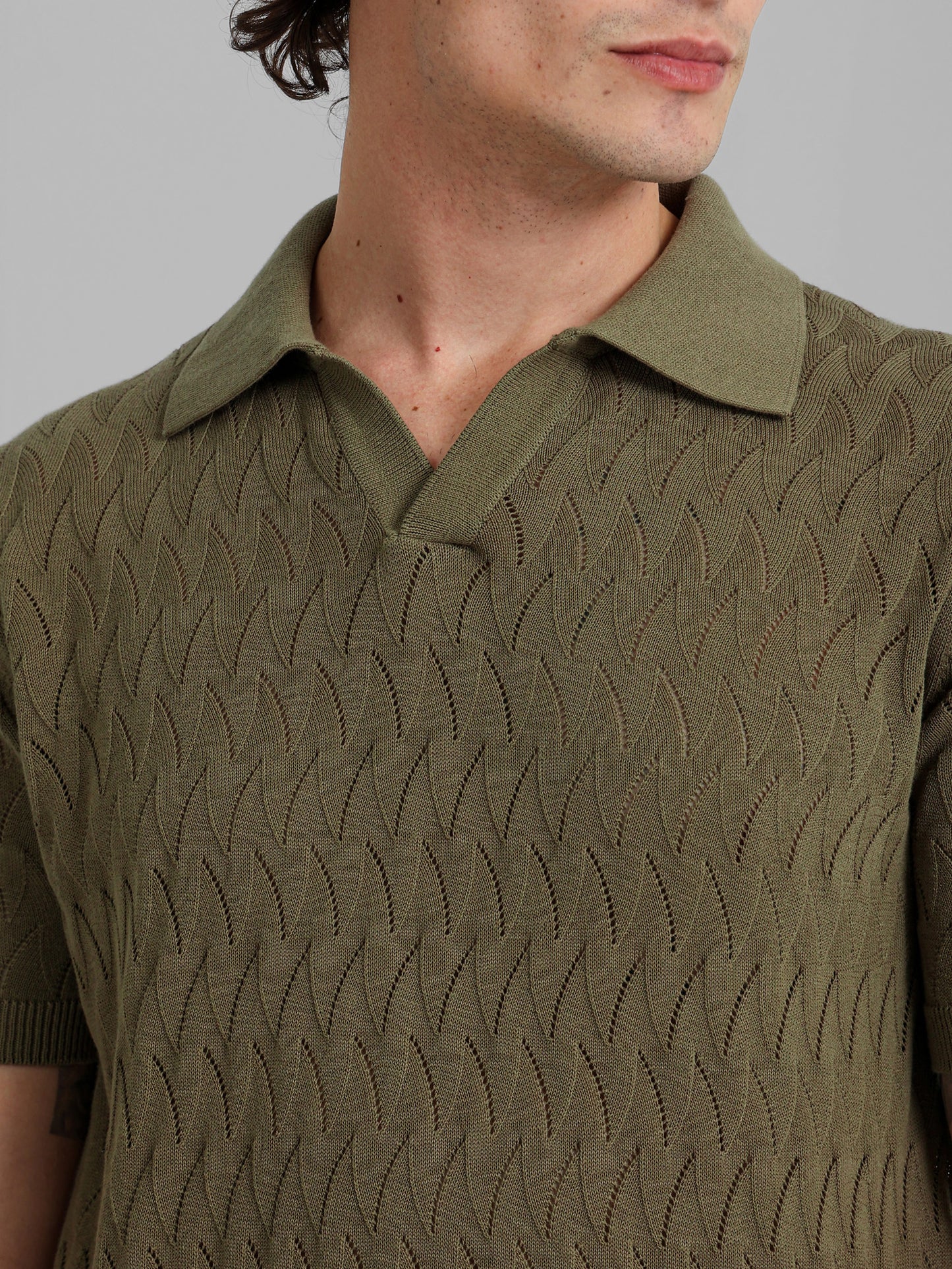 Knitted Polo Shirt