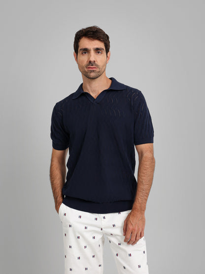 Knitted Polo Shirt