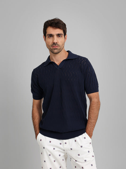 Knitted Polo Shirt