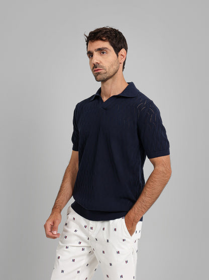Knitted Polo Shirt