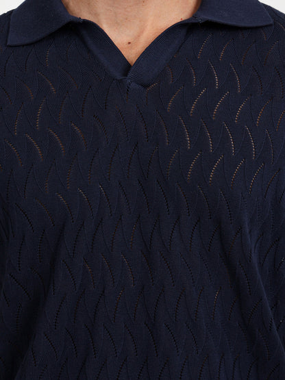 Knitted Polo Shirt