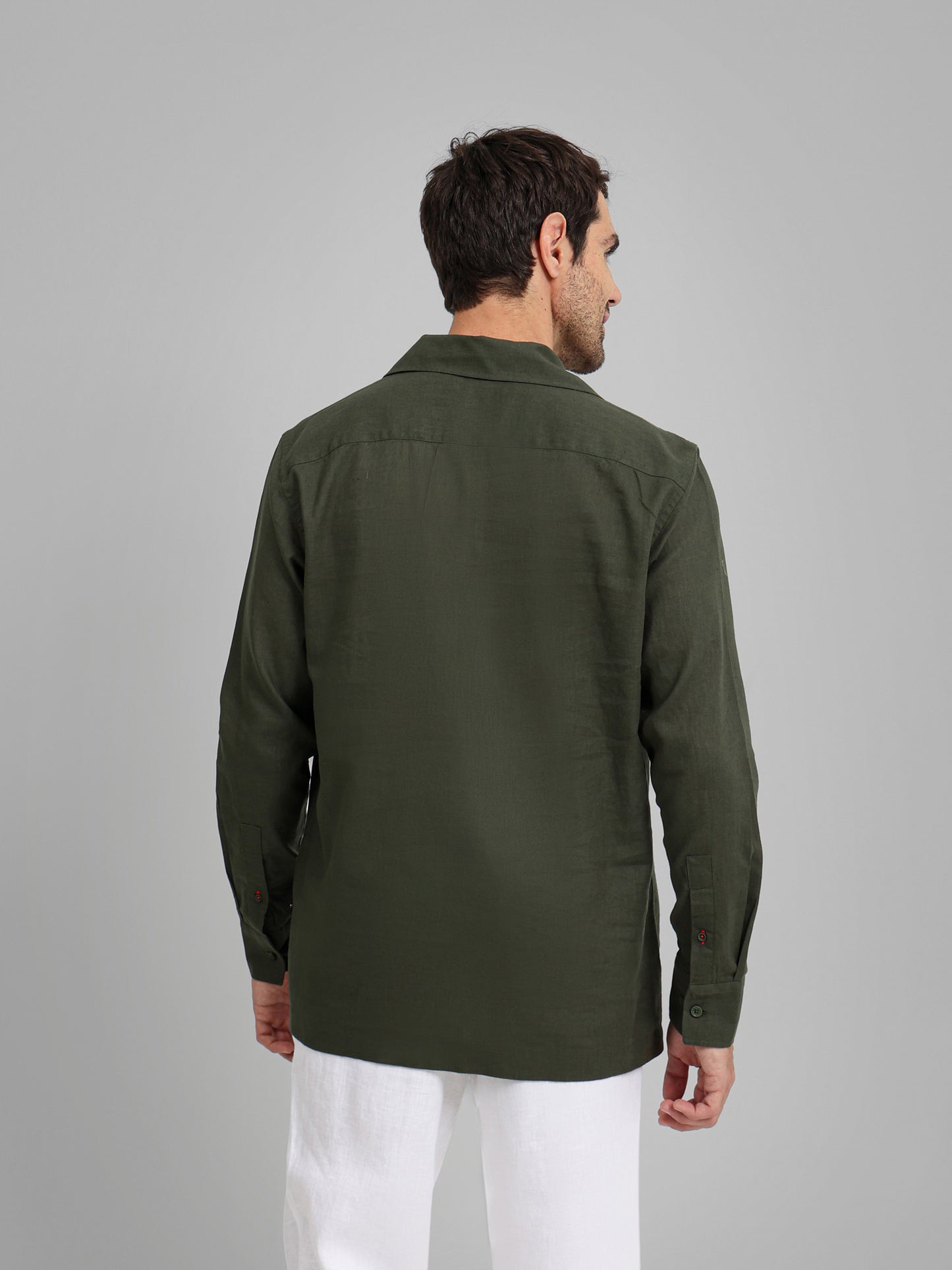 Kent Collar Long Sleeve Polo Shirt