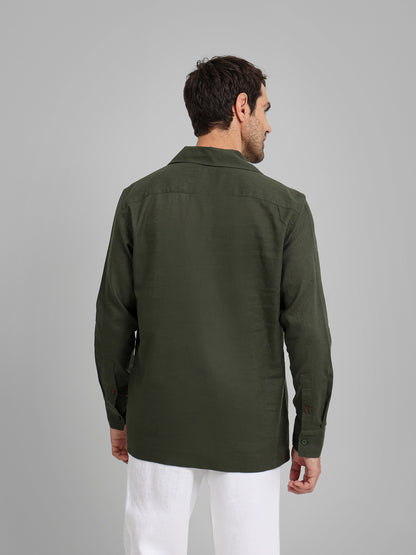 Kent Collar Long Sleeve Polo Shirt