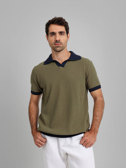 Bi-tone Polo Shirt