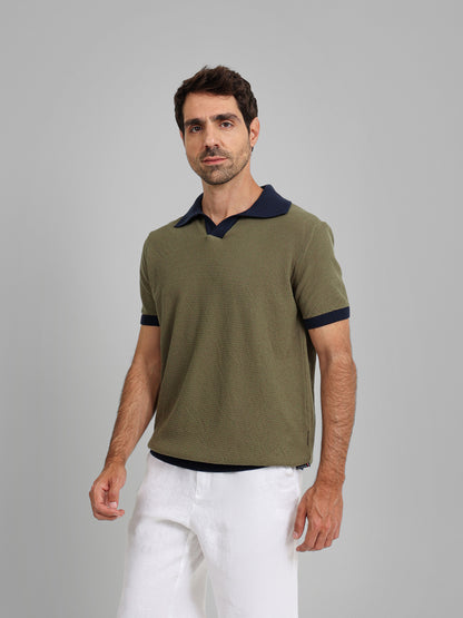 Bi-tone Polo Shirt