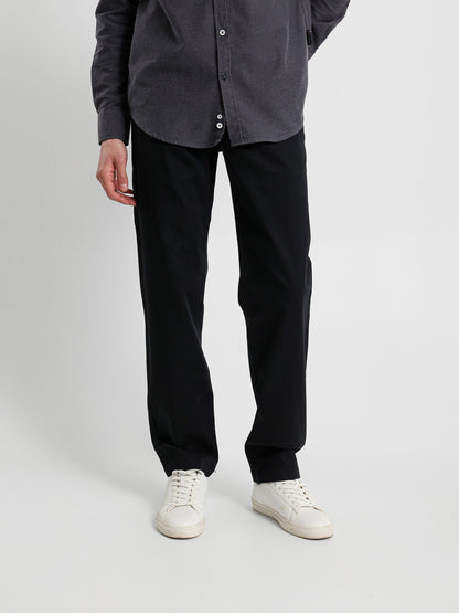Casual Pique Pants with Flat Pockets