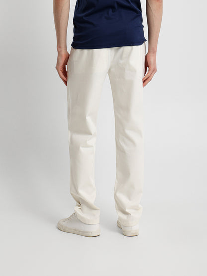 Casual Pique Pants with Flat Pockets