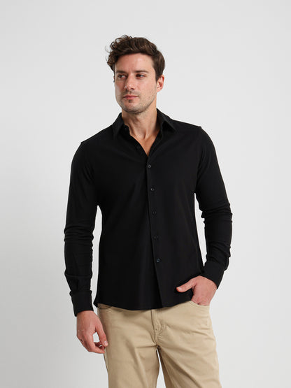 Long Sleeve Kent Collar Shirt