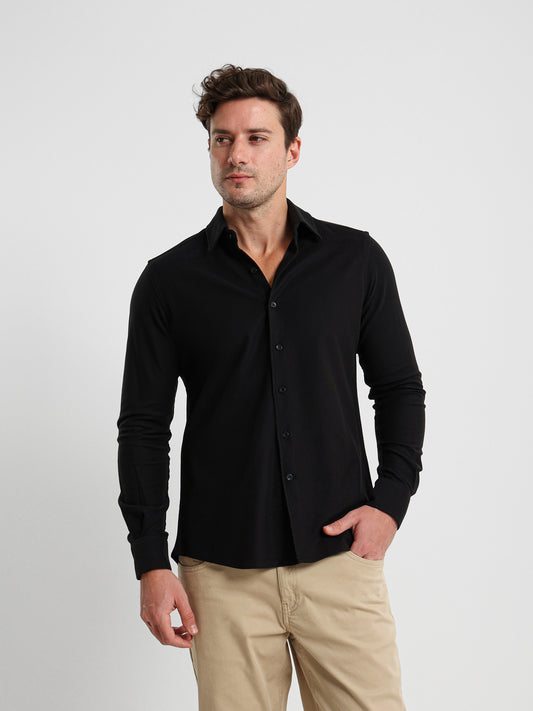 Long Sleeve Kent Collar Shirt