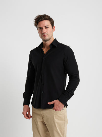 Long Sleeve Kent Collar Shirt