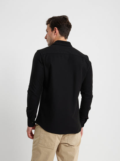 Long Sleeve Kent Collar Shirt