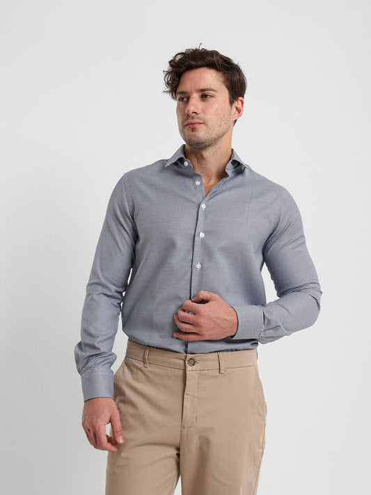 Basic Flannel Twill Long Sleeve Shirt