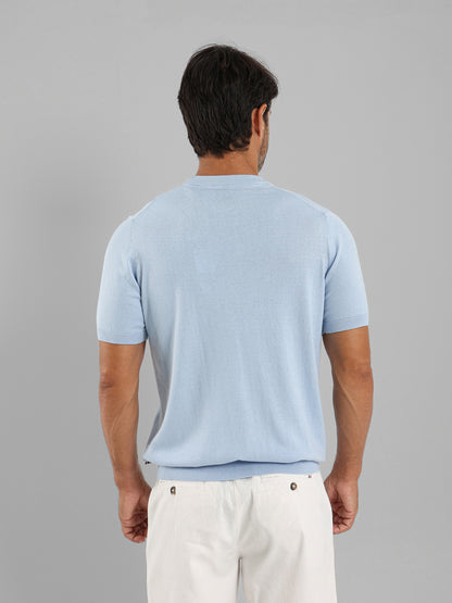 Knit Crew Neck T-Shirt