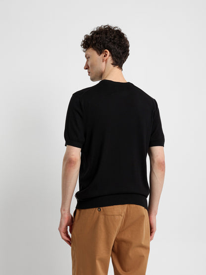 Knit Crew Neck T-Shirt