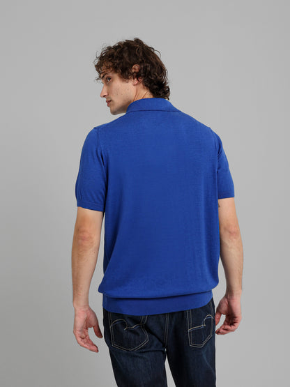 Cotton Knit Polo Shirt