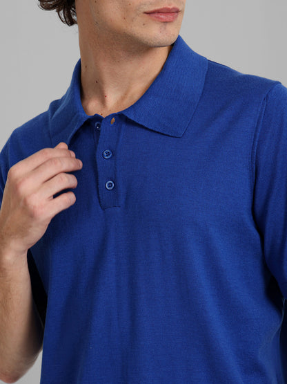 Cotton Knit Polo Shirt