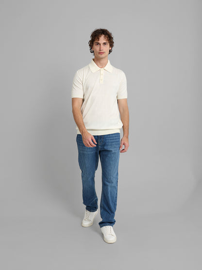 Cotton Knit Polo Shirt
