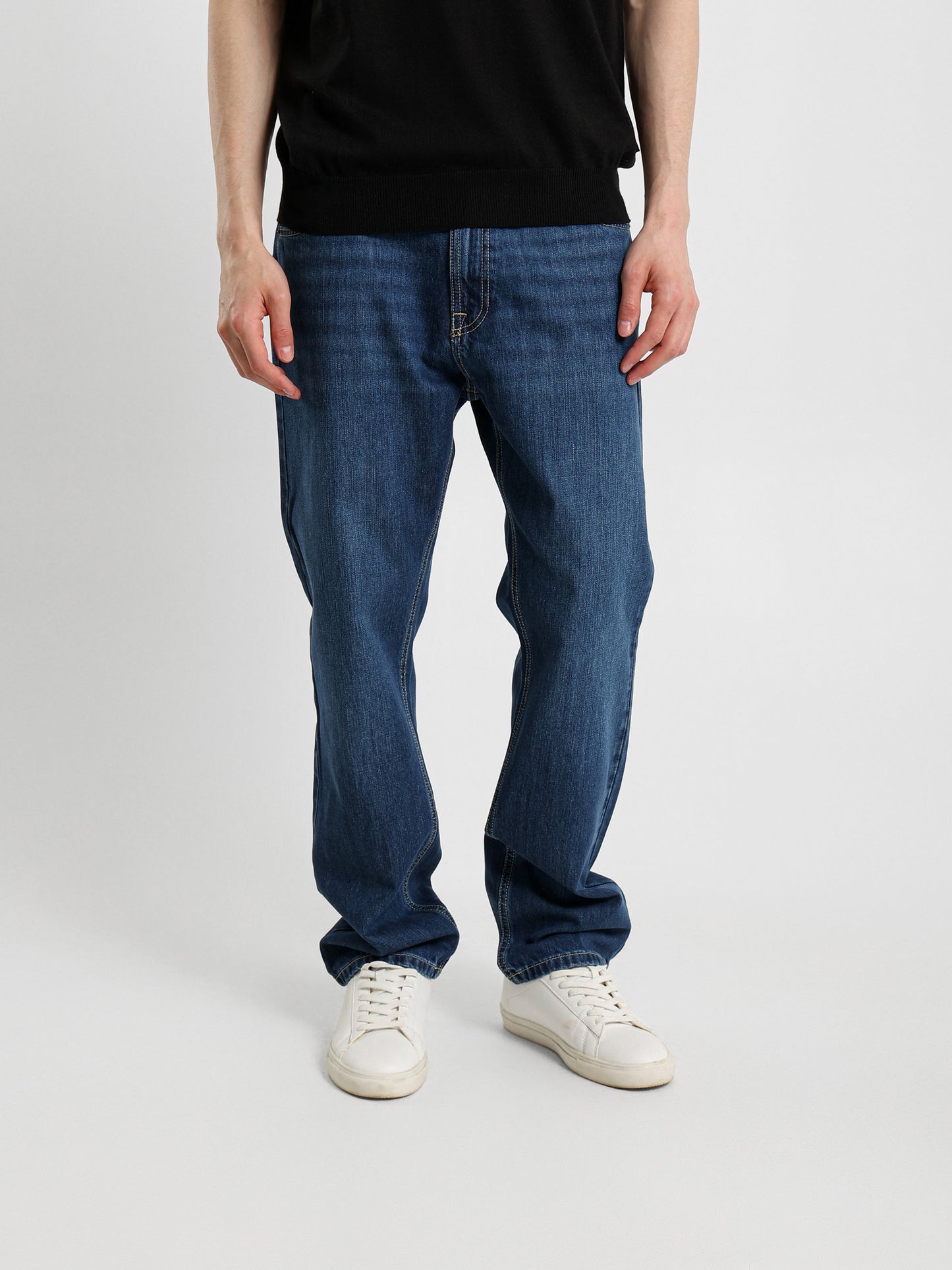 Washed Denim Jeans