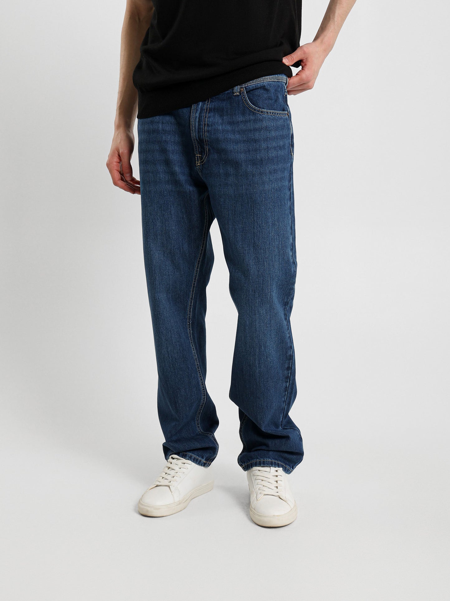 Washed Denim Jeans