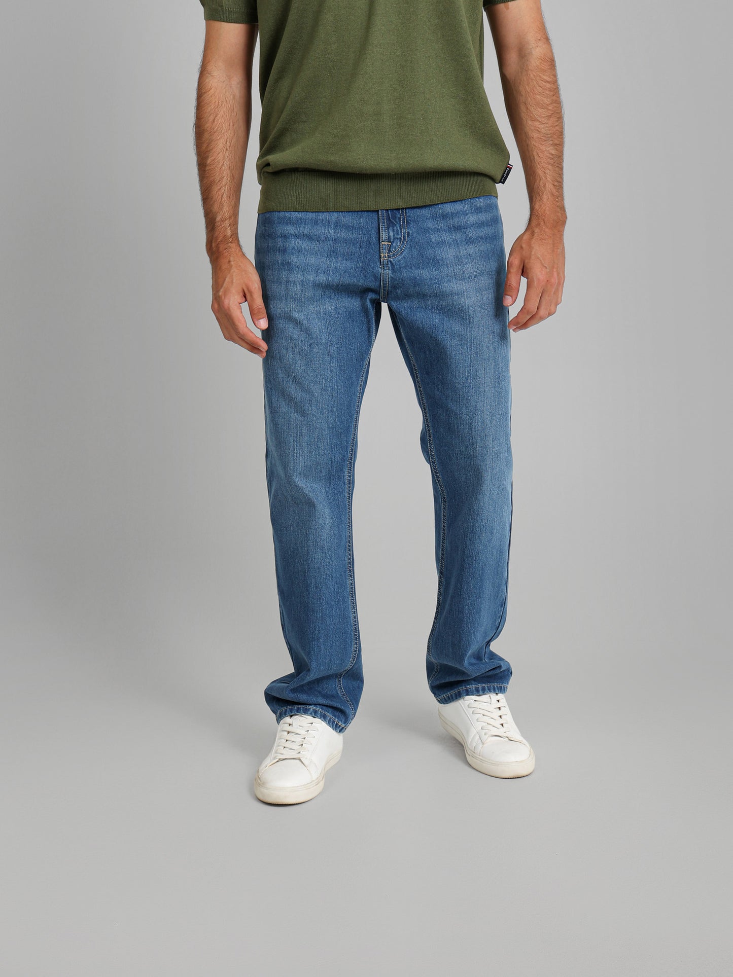 Washed Denim Jeans