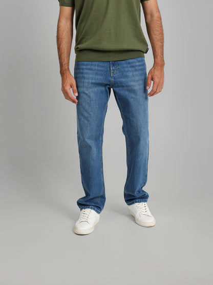 Washed Denim Jeans