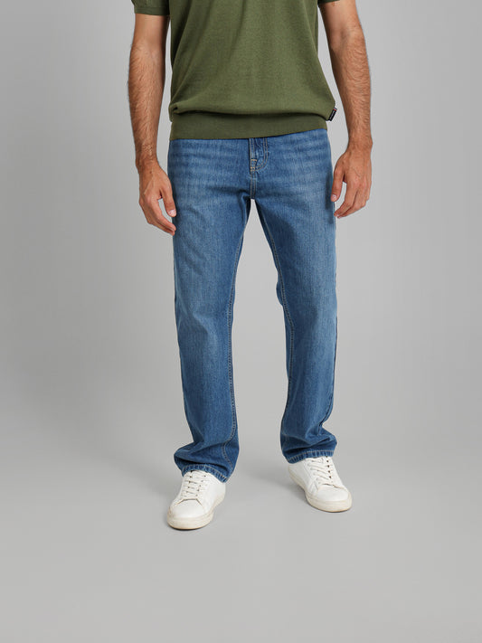 Washed Denim Jeans