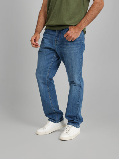 Washed Denim Jeans