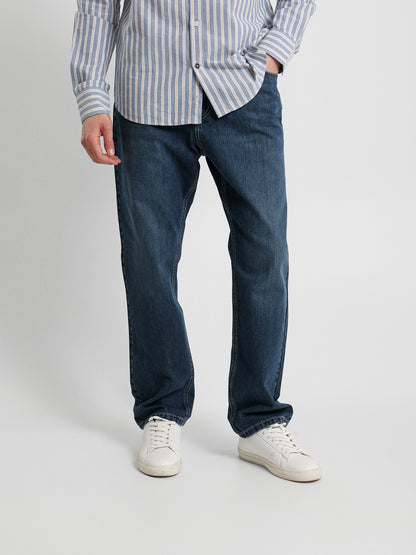 Washed Denim Jeans