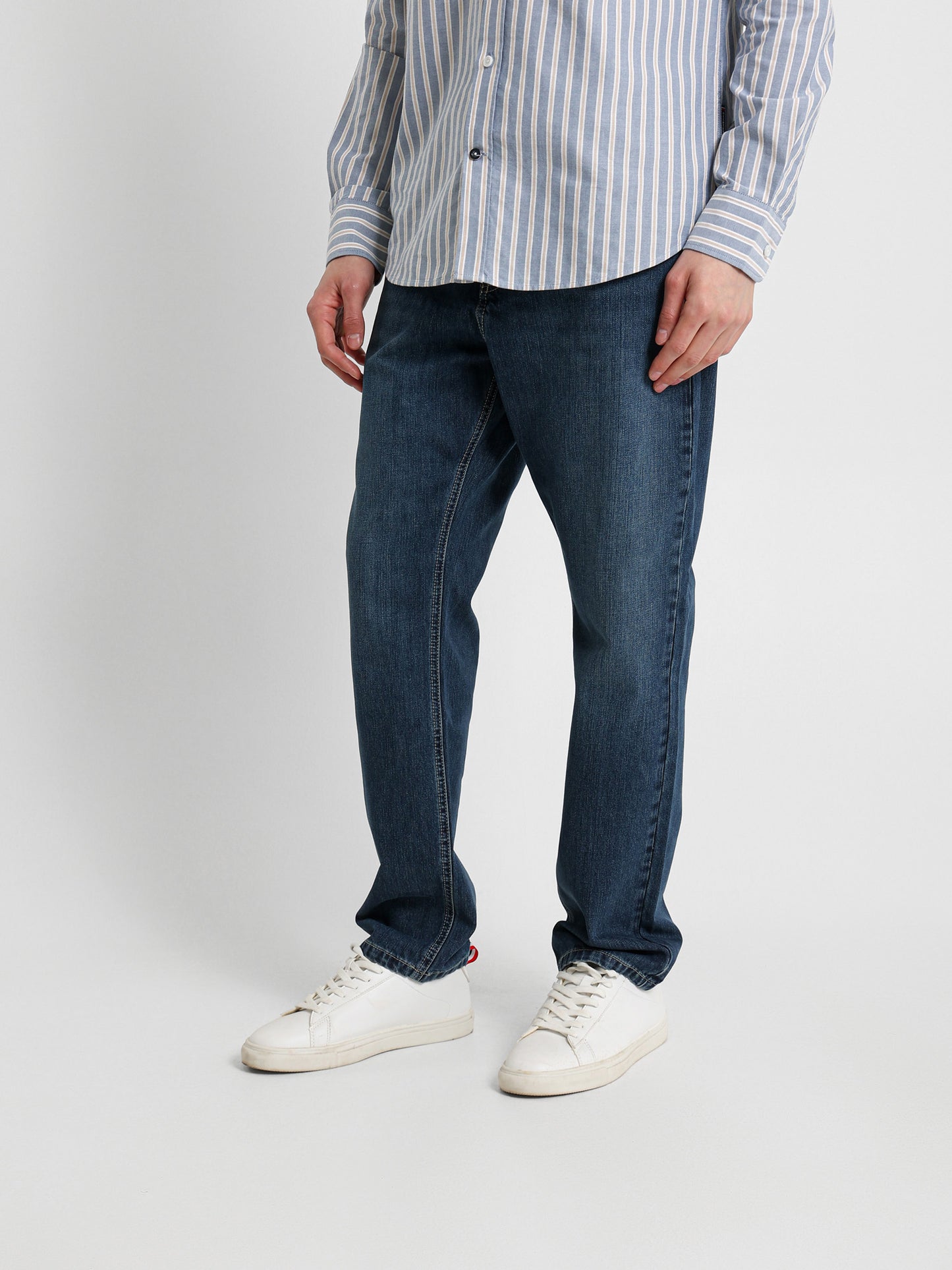 Washed Denim Jeans