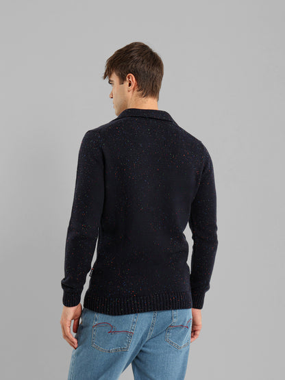 Long Sleeve Knit Polo