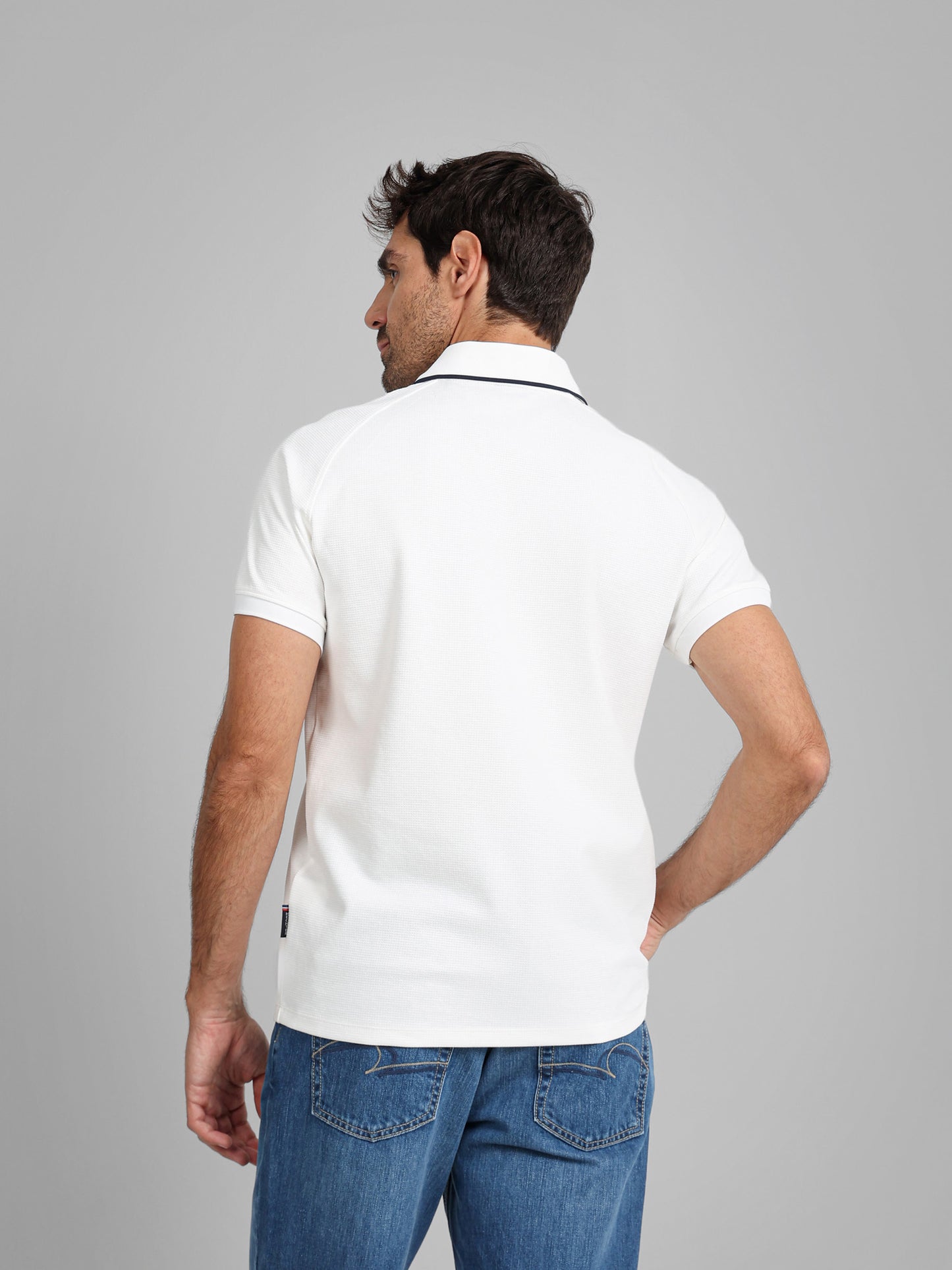 Half Zipper Structured Polo