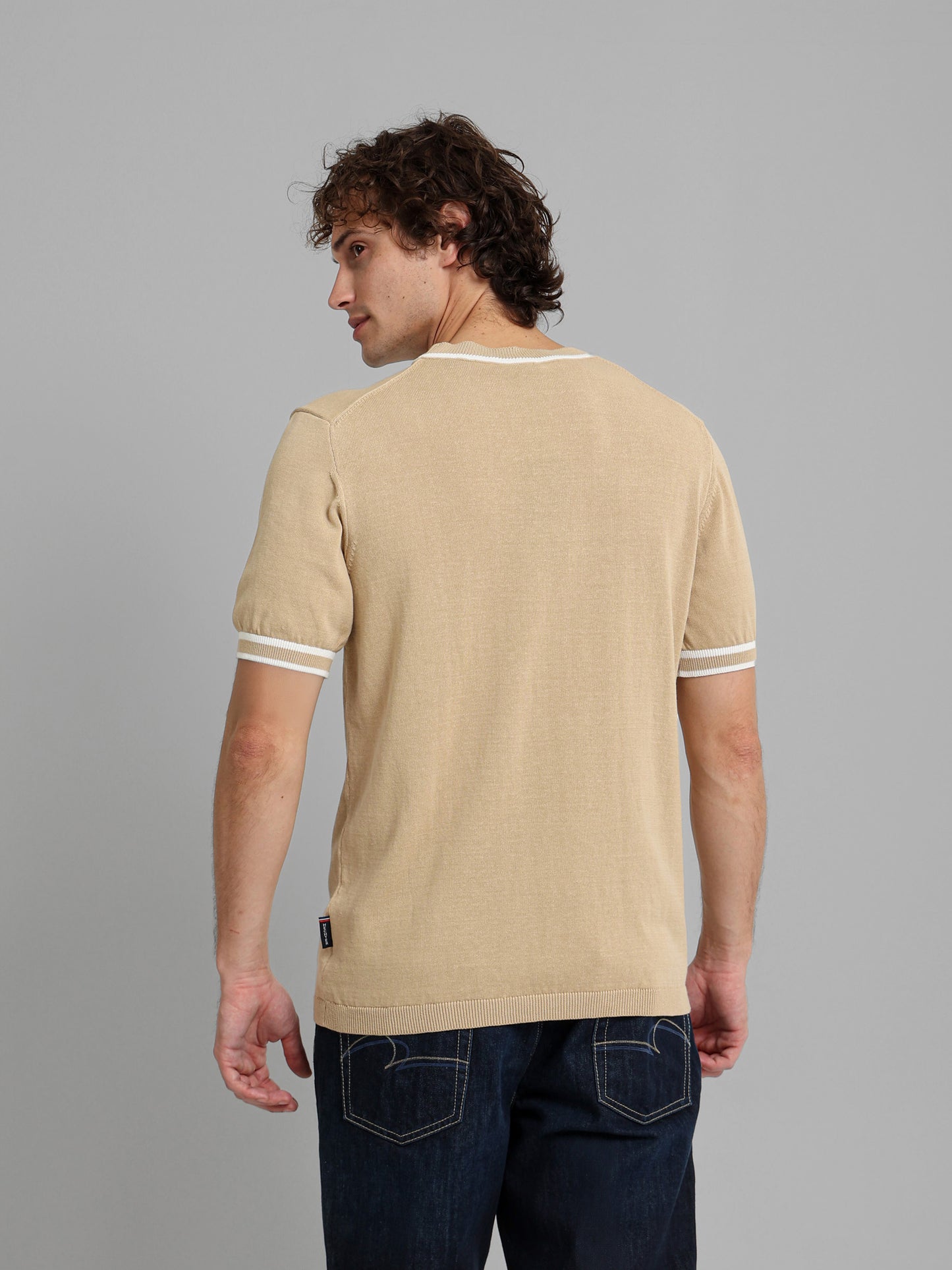 Round Neck Knitwear T-Shirt