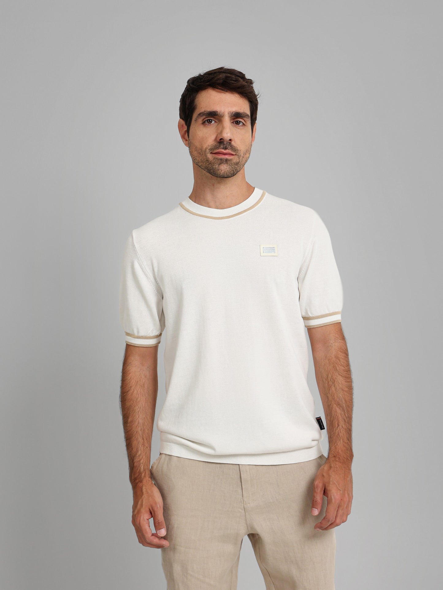 Round Neck Knitwear T-Shirt