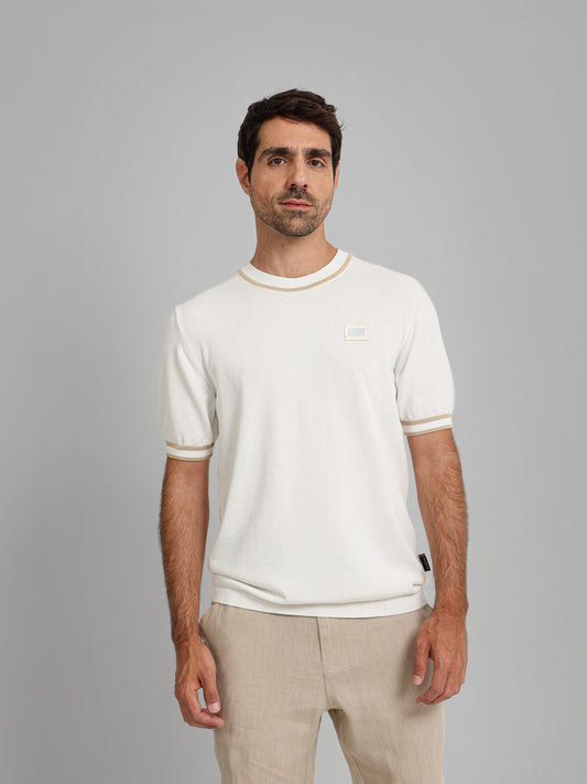 Round Neck Knitwear T-Shirt