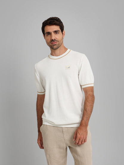 Round Neck Knitwear T-Shirt