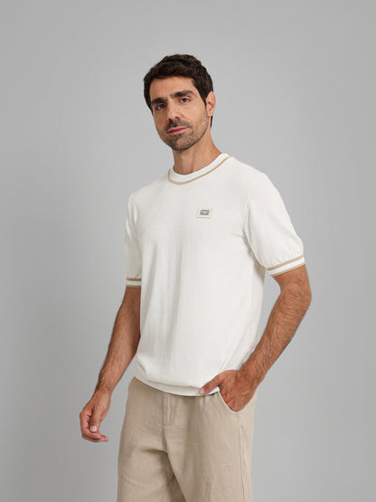 Round Neck Knitwear T-Shirt
