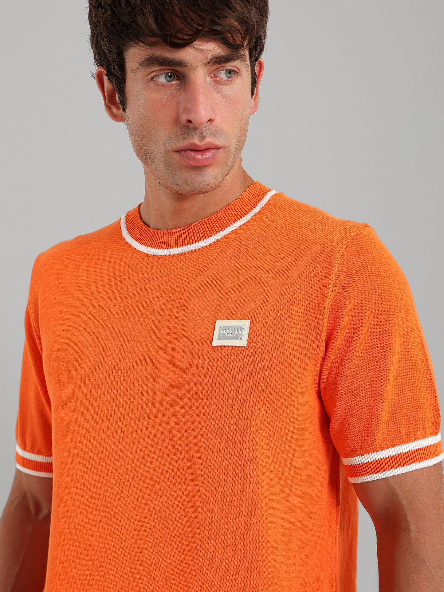 Round Neck Knitwear T-Shirt