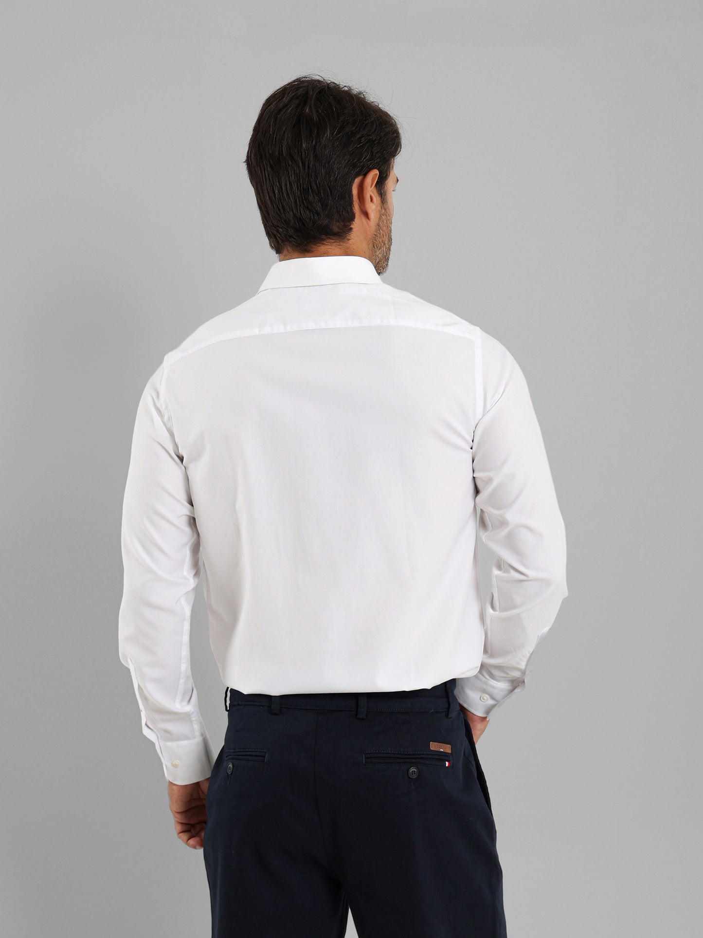 Long Sleeves Italian Collar Shirt