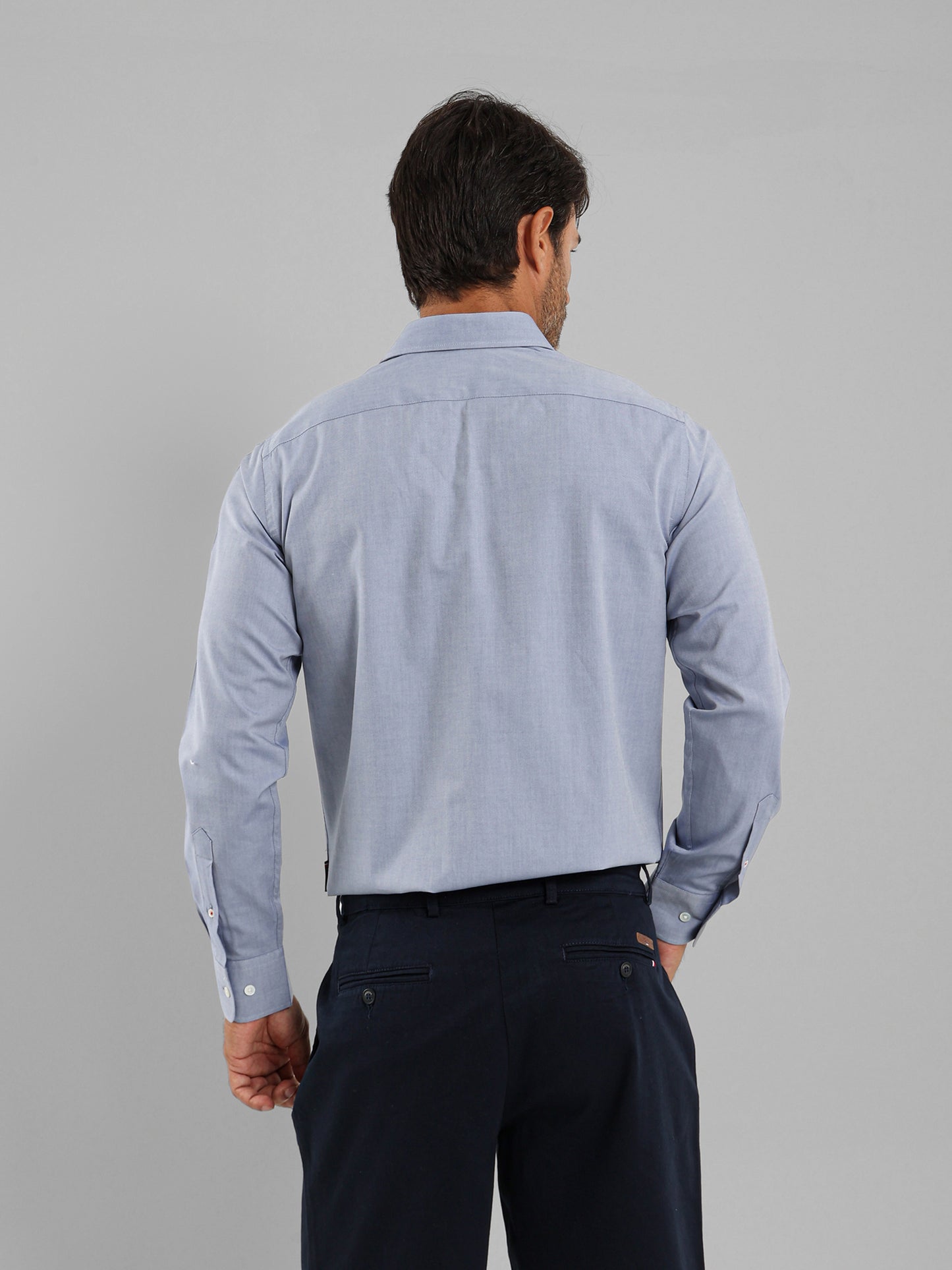 Long Sleeves Italian Collar Shirt