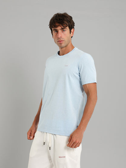 Round Neck Solid T-Shirt