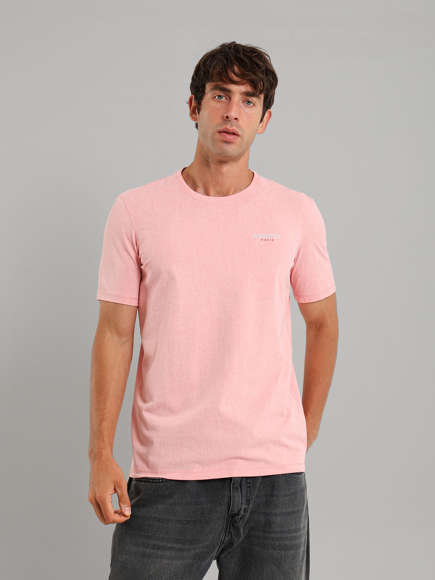 Round Neck Solid T-Shirt