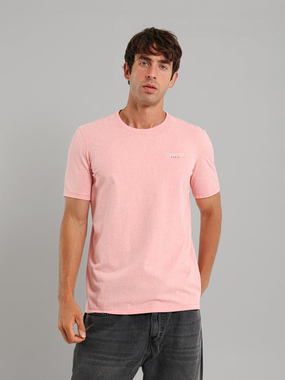 Round Neck Solid T-Shirt