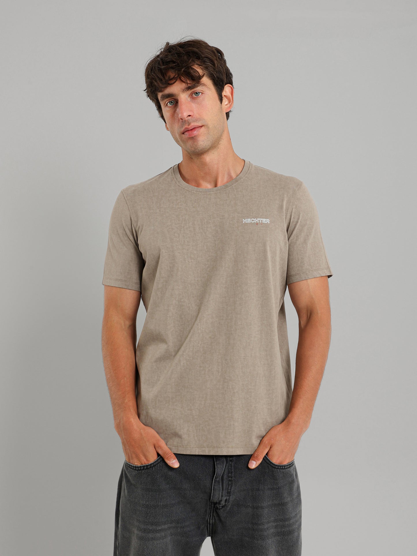 Round Neck Solid T-Shirt