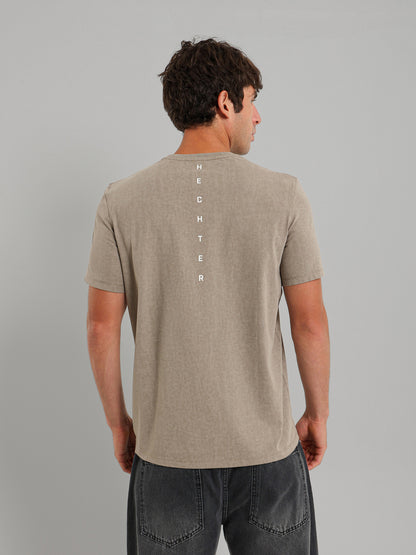 Round Neck Solid T-Shirt