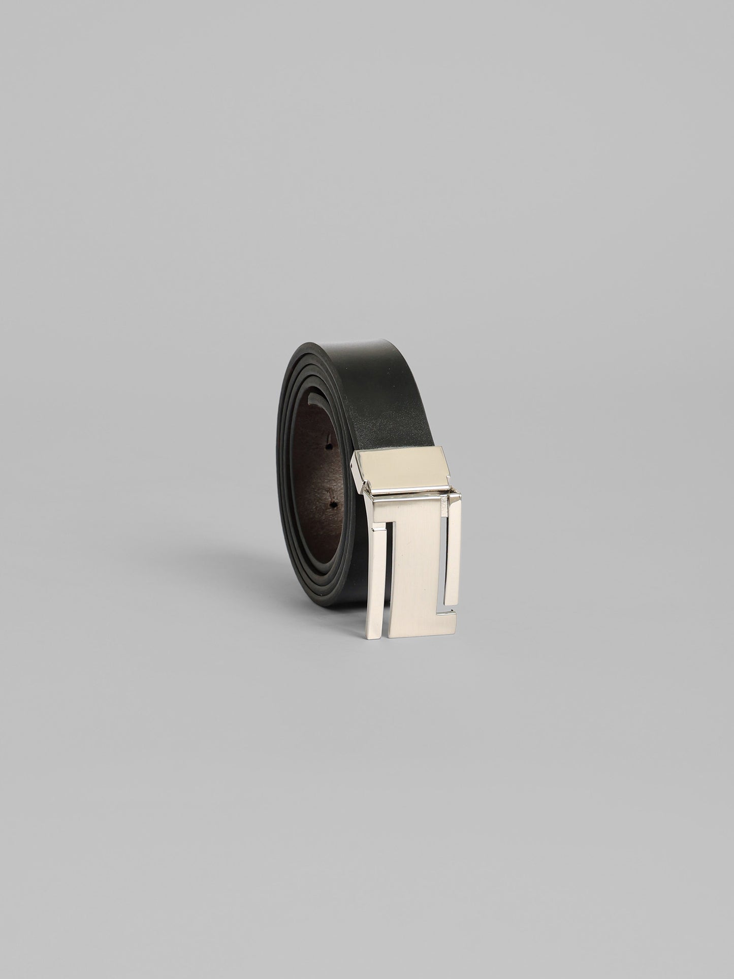 Polished Edge City Leather Belt