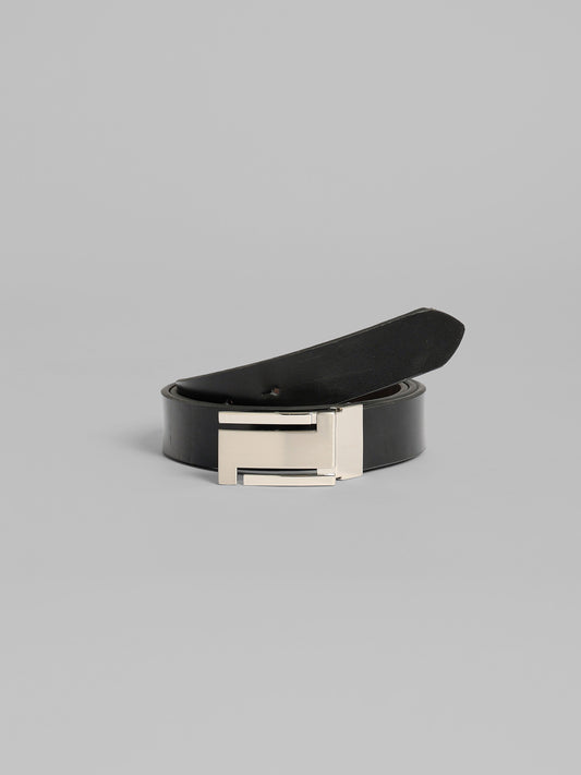 Polished Edge City Leather Belt
